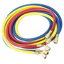 Robinair 30072 72" Premium Refrigerant Charging Hose Set - 3 Piece