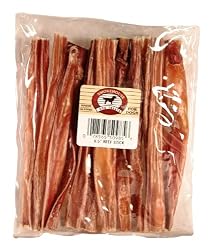 Smokehouse USA 100-Percent Natural Beefy Sticks 6-1/2-Inch Dog Treats, 12-Pack
