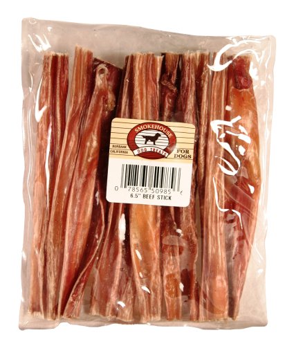 Childrens Toyshop  Pet Supplies : Smokehouse 50985 Beefy Sticks 6.5" 12-Pack