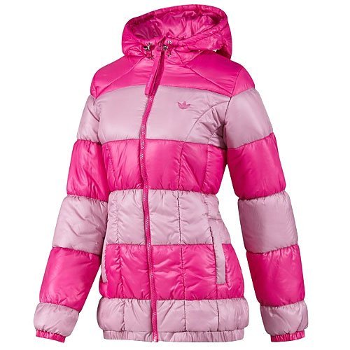 Adidas Damen Winterjacke Originals AC LONG, intense pink, 40