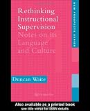 Rethinking Instructional Supervision: Notes On Its Language And Culture (New Prospects, No 1)