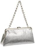Serpui Marie Tonia Painted Straw Clutch with Chain