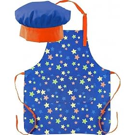 Miniamo Space Two Piece Child's Chef Set with Hat and Apron