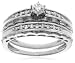 Jewelry : 10k Choice of White or Yellow Gold Diamond Engagement Ring (1/6 cttw, I-J Color, I3 Clarity)
