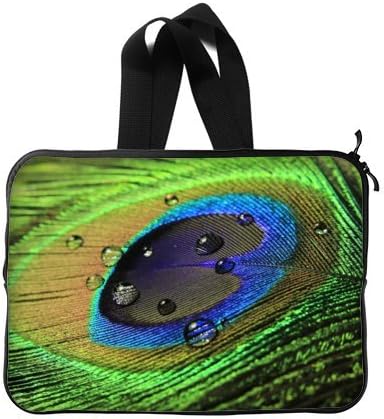 Peacock Laptop Bag - Classical Peacock Feather 13 13.3 inch Handle Laptop Sleeve Bags for Notebook,Macbook Pro,Macbook Air