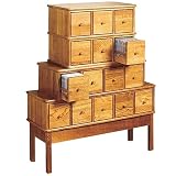 Apothecary Audio Storage - 15-Drawer (Oak)