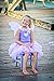 Purple Fairy Princess Tutu Wing Wand Set For Girls Dress up