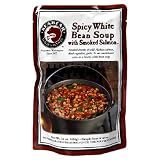 SeaBear Spicy White Bean Soup with Smoked Salmon, 16-Ounce Units   (Pack of 4)