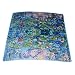 Prettystern - 90cm reine Seide Kunstdruck Malerei Tuch - Claude Monet - die Wasserlilien