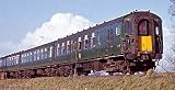 CLASS 411 CEP EMU BR GREEN WITH YELLOW WARNING PAN