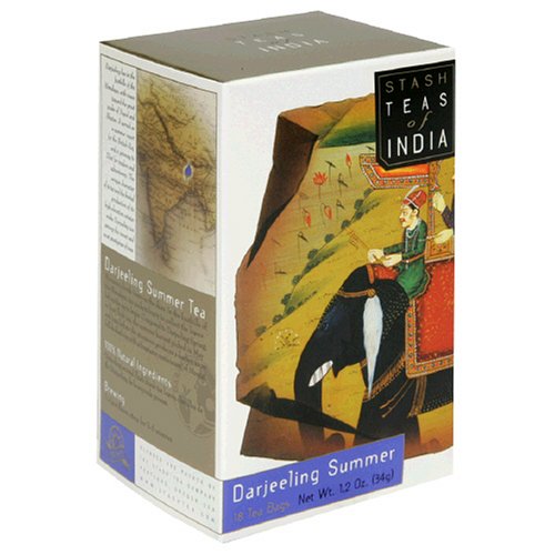 Stash Premium Darjeeling Summer Tea, Tea Bags, 18-Count Boxes (Pack of 6) by Stash