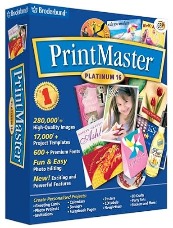 PrintMaster Platinum 16 (PC) [import anglais]