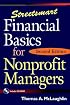 Streetsmart Financial Basics for Nonprofit Managers