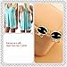 Mosunx Sexy Women Summer Lace Vest T Shirt Tees Casual Blouse Fashion Tank Tops (XXL, Blue)