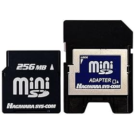 �n�M�����V�X�R�� miniSD�������[�J�[�h HNT-MN256TA 256MB