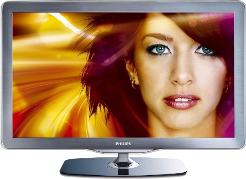 Philips 37PFL7605H/12 94 cm (37 Zoll) LED Backlight Fernseher (Full HD, 100 Hz, Ambilight Spectra 2, DVB T/ C) silber/schwarz philips 22 zoll