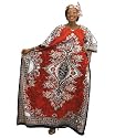 Batik Print Caftan Kaftan with Matching Headwrap - Available in Several Colors