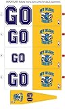 New Orleans Hornets Animated 3-D Auto Spin-Flags