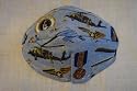 MaskIt Decorative Cover for N95 Respirator / Face Mask in Blue Air Force Helicopters and Jets, Small