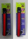 Illuminated dog collar - red light/reflects yellow - medium