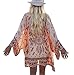 Sakya Women Printed Chiffon Shawl Kimono Cardigan Tops Cover up / Beach Dress