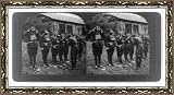 Stereoview (M): Our boys in France learning to correctly use gas masks