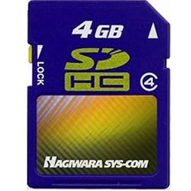ハギワラシスコム SDHCカード 4GB CLASS4対応 Tシリーズ HPC-SDH4GT4C
