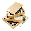 Umbra Spindle Pivoting Storage Box, Natural