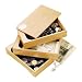 Umbra Spindle Pivoting Storage Box with Magnetic Closure- Natural