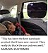 Kids Car Sun Shades for Side Window (2 Pack): Kids Sun Shade Protection/ Static Cling Shades for Children In Your Car With.