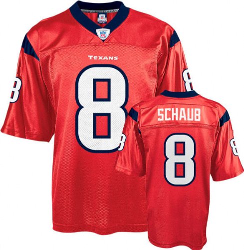 Houston Texans 8 Matt Schaub Red NFL Jerseys Authentic Football Jersey Size 48-56 (Please Select the Size When You Order, Can Do Drop Shipping)