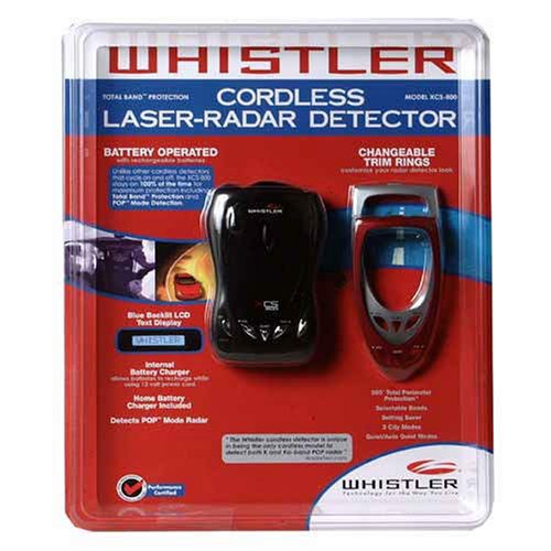 Whistler Cordless Laser-Radar Detector with POP Detection