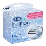 Schick Intuition, Normal to Dry Skin, Refill Cartridges, 6 Cartridges
