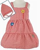 LIL JELLYBEAN Kids Baby Clothes RED GINGHAM Dress 2T-6X