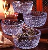 MINI CRYSTAL BOWL ASSORTMENT - SET OF 8 HANDCUT 24% LEAD CRYSTAL MINI BOWL ASSORTMENT
