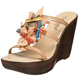 Callisto Women's Boho Wedge Sandal,Natural,6 M US