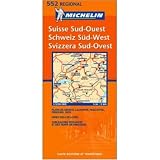 Michelin Map No. 551 Northern Switzerland