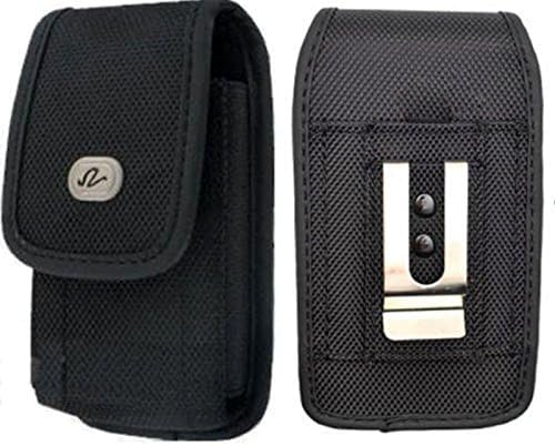 Lot of 4 x For Sony Ericsson W518a W508 Rugged Canvas Case Holster w/ Belt Loop, Clip and Velcro Closure