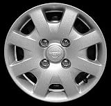 00-02 NISSAN SENTRA WHEEL COVER HUBCAP HUB CAP 14 INCH, 8 SPOKE BRIGHT SILVER 14