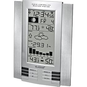 La Crosse WS-8035U-IT Wireless 915mhz Forecast Station with Pressure Graph & In/Out Temps!