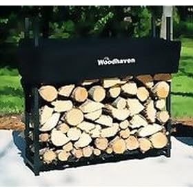 Woodhaven 3ft. Firewood Rack Outdoor w/ Standard Cover