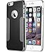 iPhone 6s Plus Case, ULAK Luxury Aluminum Chrome Coating Hybrid Hard Case Cover With PC Bumper for Apple iPhone 6s Plus / 6 Plus 5.5 Inch (Black)