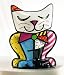 Romero Britto Collectible Cats - Set of 6