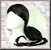 Deluxe Du-Rag - Smoth & Thick Black Glowing Shiny