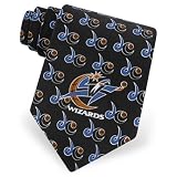 Men's Washington Wizards Logos Silk Tie by NBA in Black