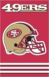 AFSF Forty-niners 44x28 Applique Banner Banner Flags