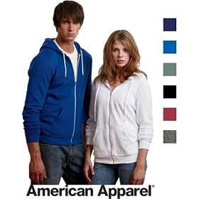 Buy American Apparel F497 Flex Fleece Zip Hoody - Ships in ''24'' Hours! by American Apparel