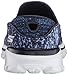 Skechers Performance Womens Go Walk 3 Glisten Walking Shoe,Navy/White,7 M US