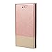 GMYLE iPhone 6 Case, Wallet Case Clip for iPhone 6 / 6s (4.7 inch Display) - Pink & Champagne Gold PU Leather Slim Protective Folio Wallet Stand Case Cover