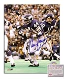 Chuck Foreman Autographed/Hand Signed Minnesota Vikings 8x10 Photograph Purple Jersey